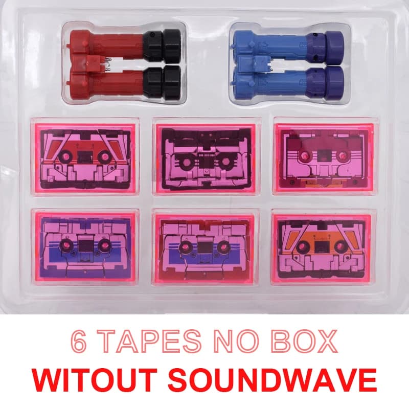 THF Transformation Masterpiece G1 THF01J 23CM Soundwave avec un lecteur de cassettes Walkman KO MP13