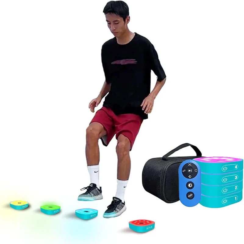 Lumières d'entraînement de réaction, équipement d'entraînement d'agilité de vitesse télécommandé ave