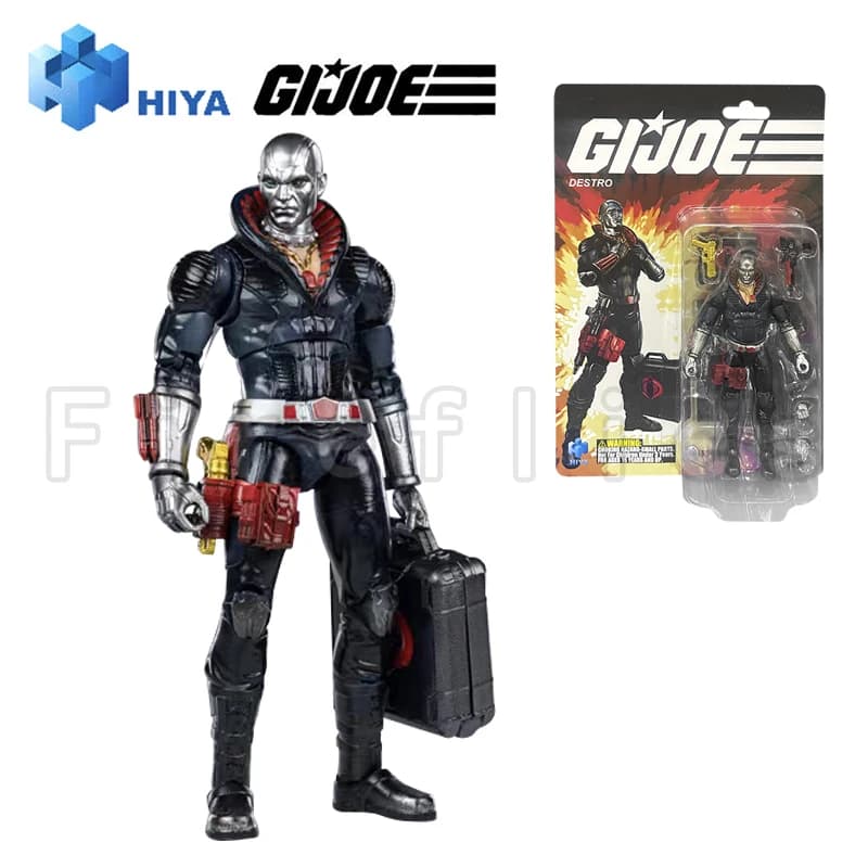 HIYA-Figurine d'Action Exquise de la Série G.I.Joe Destro, Modèle de Jouet de Collection Anime, 1/18