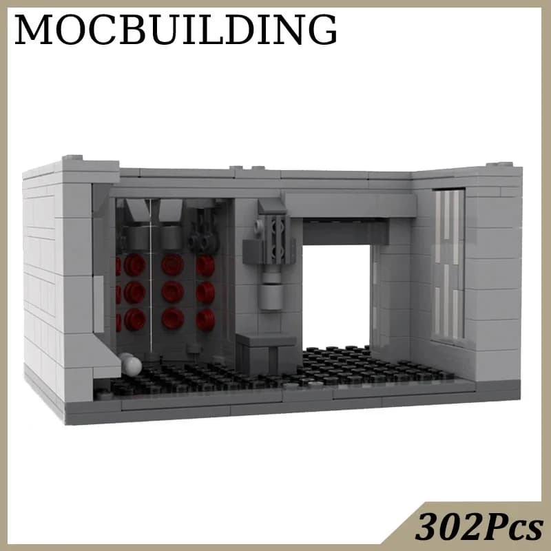 Modèle d'affichage de scène spatiale Diorama, système de couloir, blocs de construction MOC, jouets