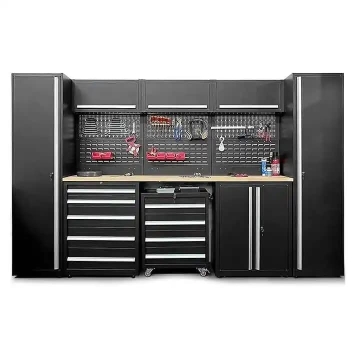 Armoire à outils de garage, armoire à outils de réparation automobile, armoire à outils avec poignée