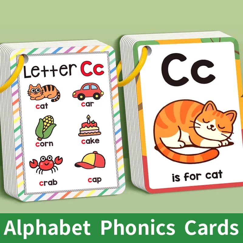 Alphabet 26 lettres cartes Flash anglaises développement précoce jouets éducatifs enfants enfants Mo