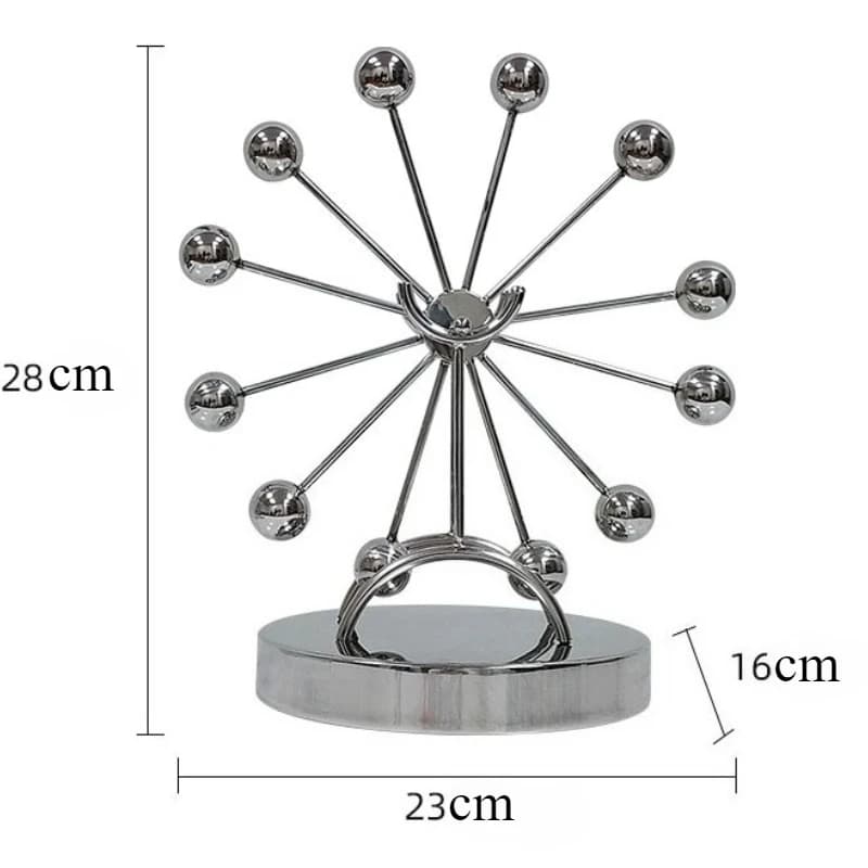 Figurine boule de pendule physique, Rotation, mouvement perpétuel, ornements, Art moderne, Gadget ro