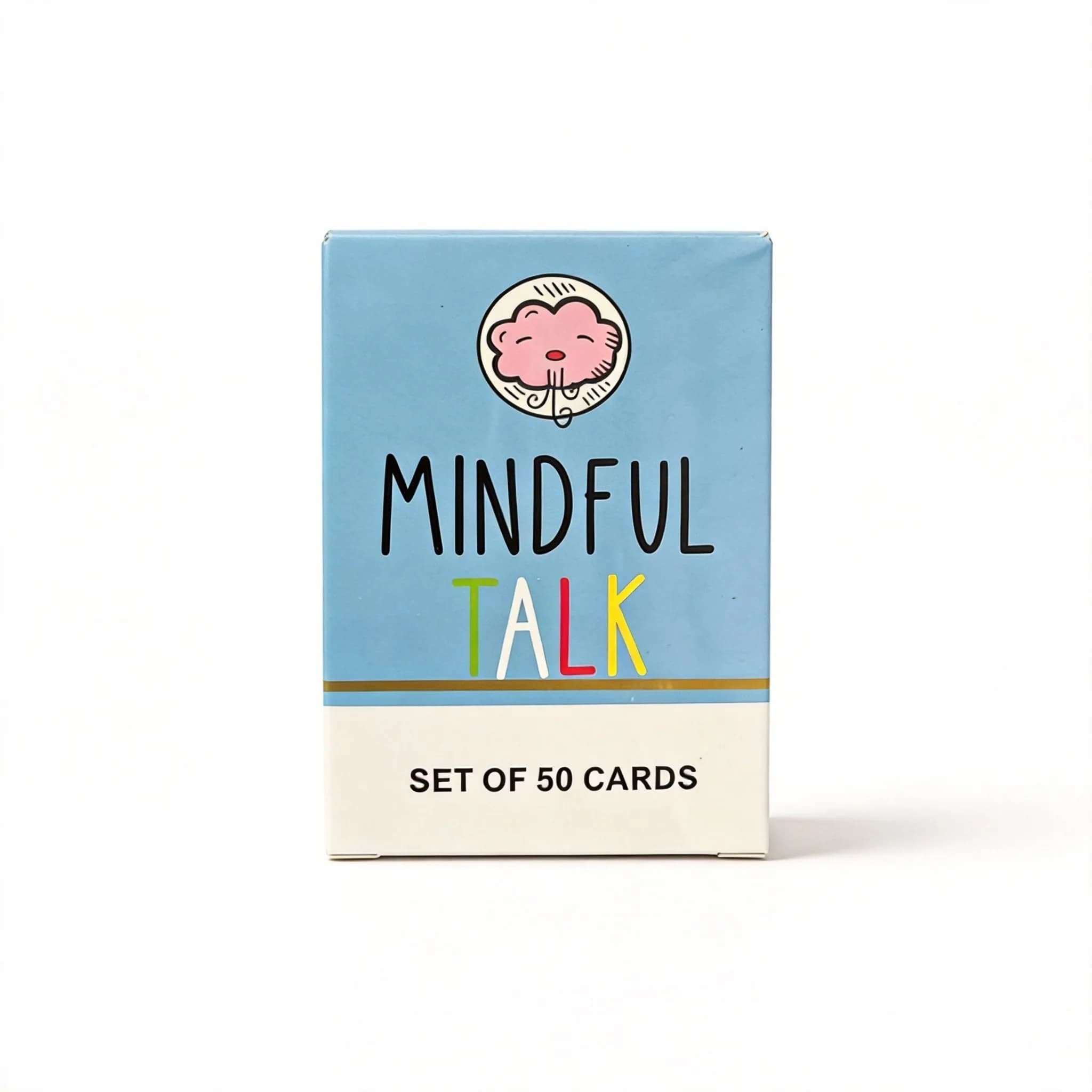 Jeu de cartes MINDFUL TALK - Démarqueurs de conversation pour la pleine conscience, pour la famille