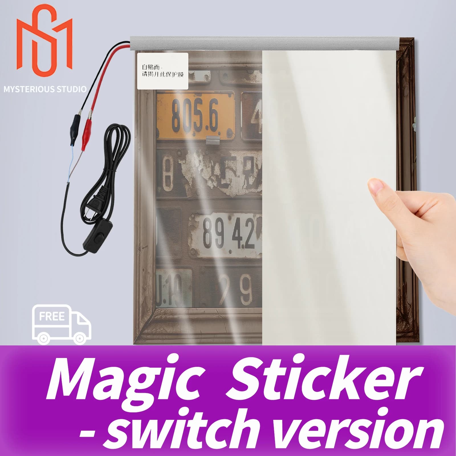 Accessoires de jeu de escape room Mystery Studio, puzzles électroniques, superbes autocollants magiq