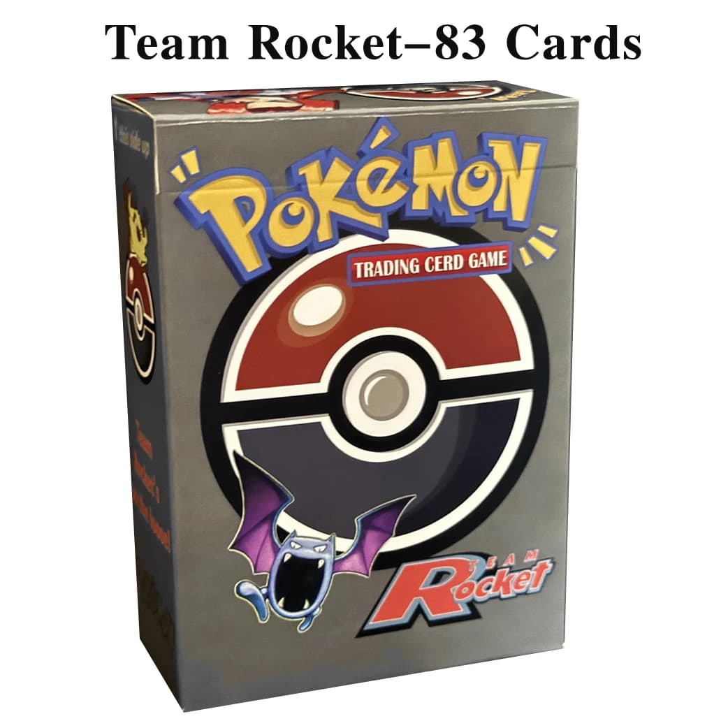 PKM Classic Team Rocket Proxy Foil 83 cartes Dark Blastoise Oddish écureuil Rattata foncé Raichu Pon