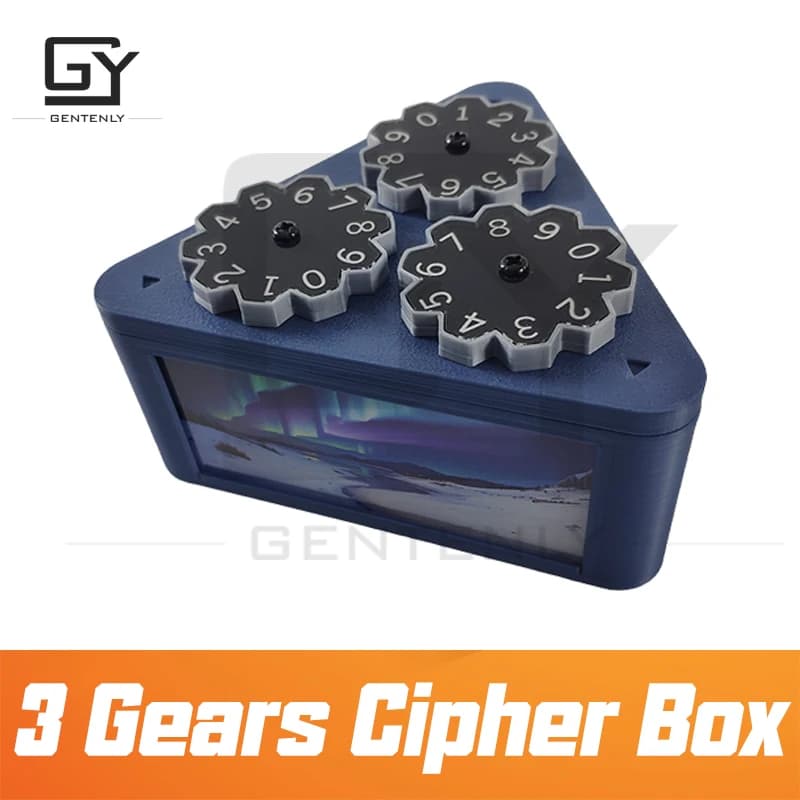 GENTENLY Boîte à Cadenas à Coder avec Roues Codées pour Escape Room, Kits de Puzzles de Salle d'Évas