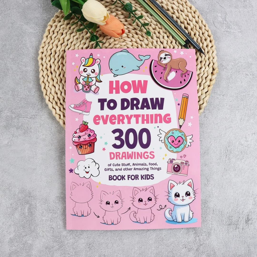 Comment dessiner tout : 300 dessins de trucs mignons, animaux, nourriture, cadeaux et autres choses