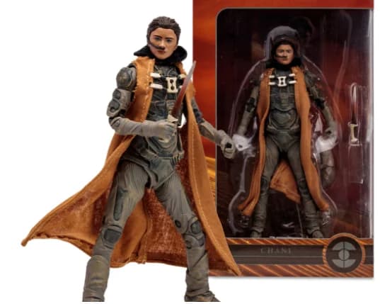Figurine de collection Dune : Paul Atreide, Chani, Empereur Shaddam IV - 17 cm