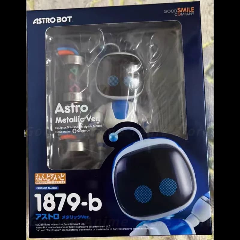 Figurine Astro Bot Nendoroid 1879-b version métallique Good Smile Company Figurine d'action anime en