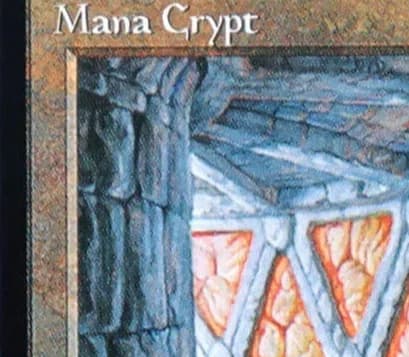 Jeu de cartes magiques TCG « Mana Crypt » – Cartes Proxy Noires de Qualité Supérieure pour Jeu de So