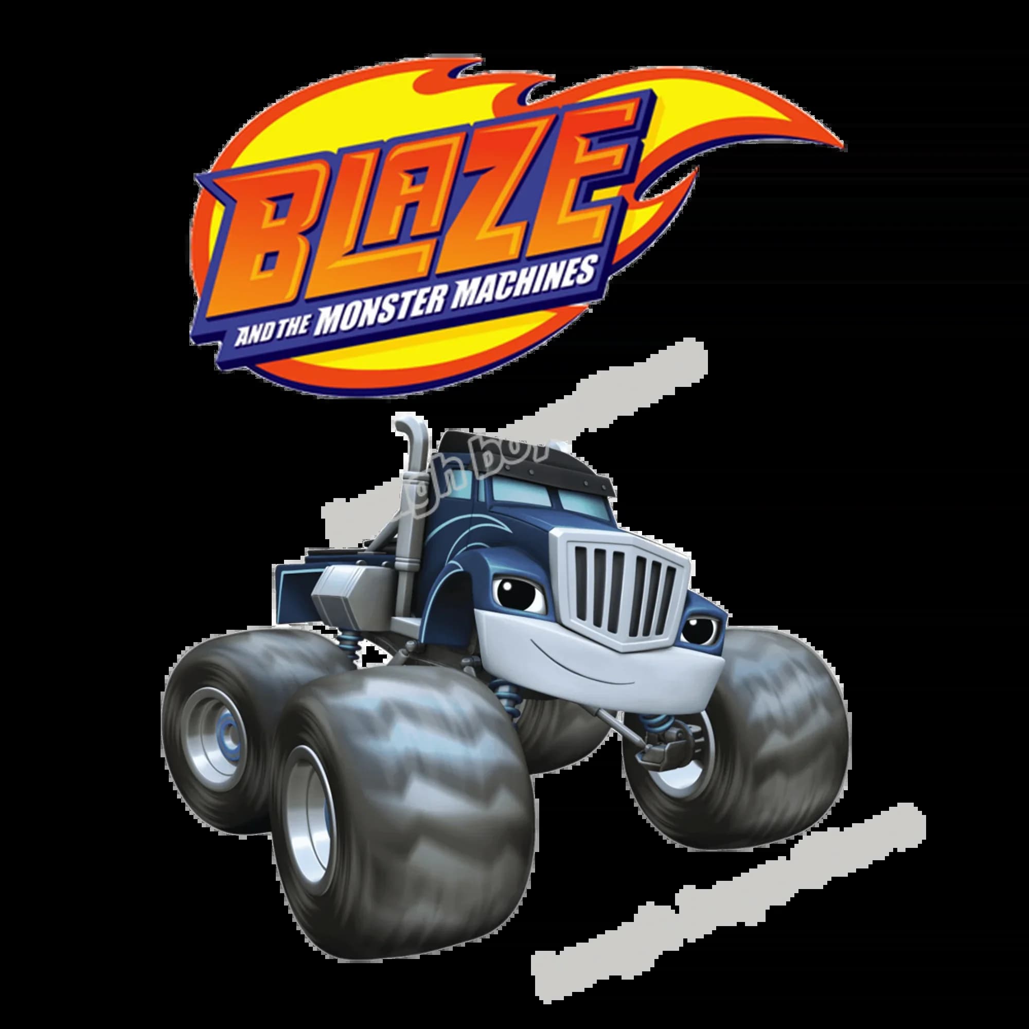 Blaze et The Monster Machines autocollants de transfert de chaleur patchs pour vêtements T-Shirt swe