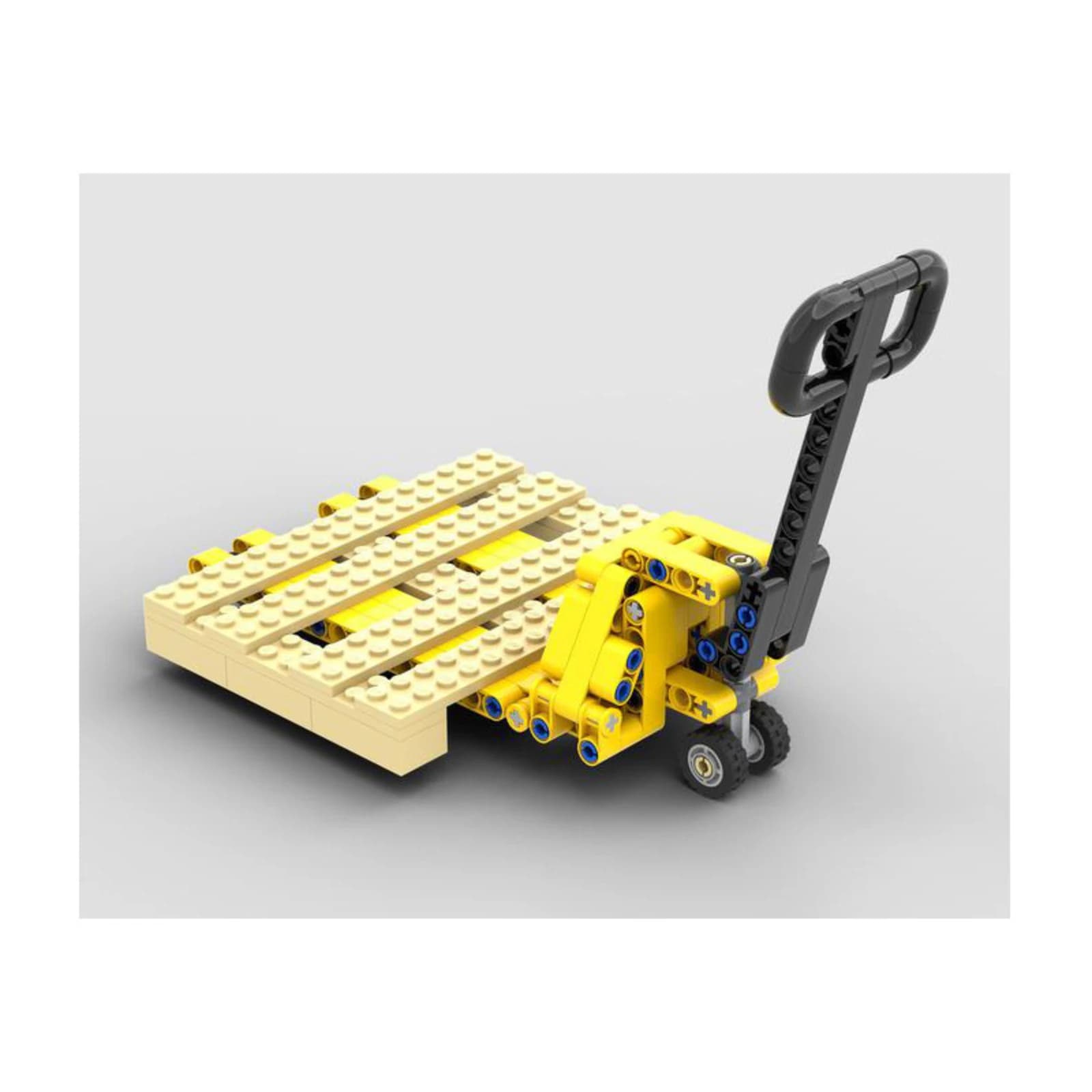 Chariot élévateur bloc de Construction modèle petites particules MOC Kit d'assemblage véhicule d'ing