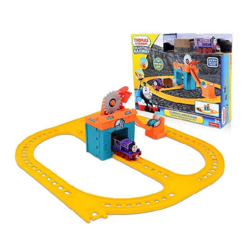 Thomas et ses amis Original ensemble de jouets piste maître série Knapford Station alliage petit Tra