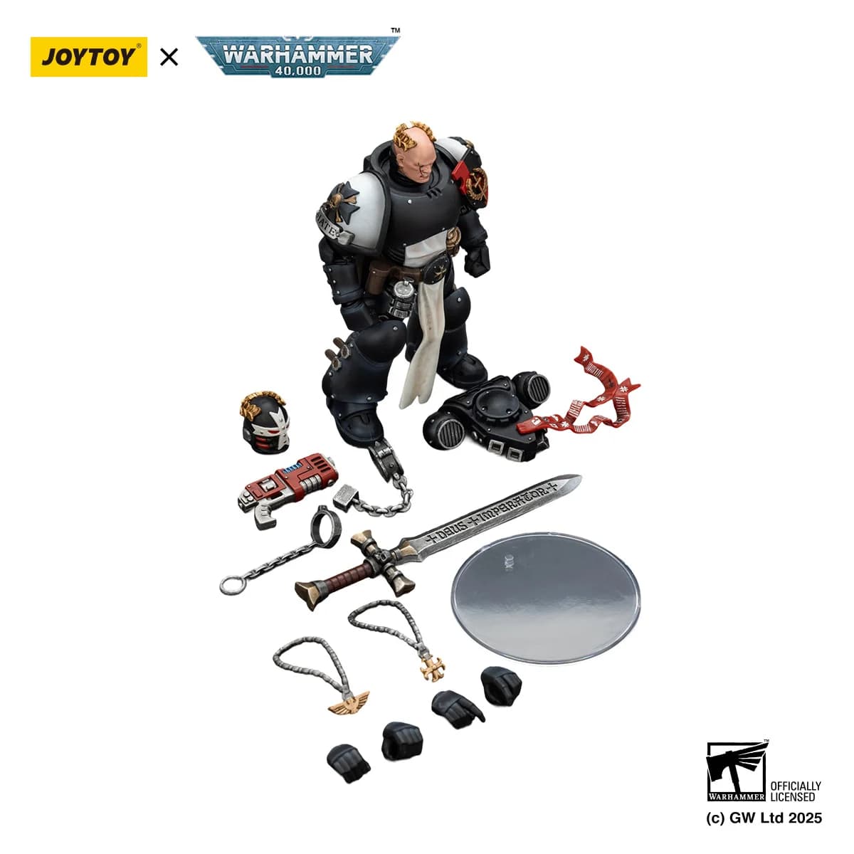 【MT】JOYTOY 1/18 figurine Warhammer 40K templiers noirs championnat de l'empereur Bayard's Revenge mo