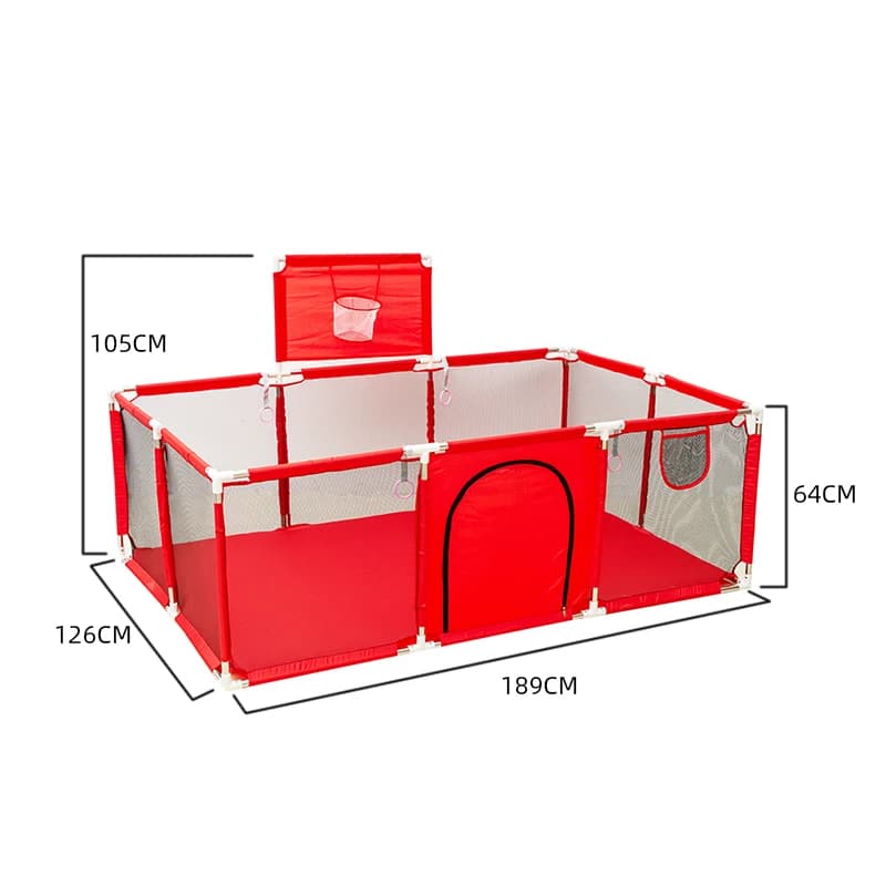 IMBABY - Grand parc d'activités pour enfants, enclos pour bébés, parc d'activités à motifs de dessin
