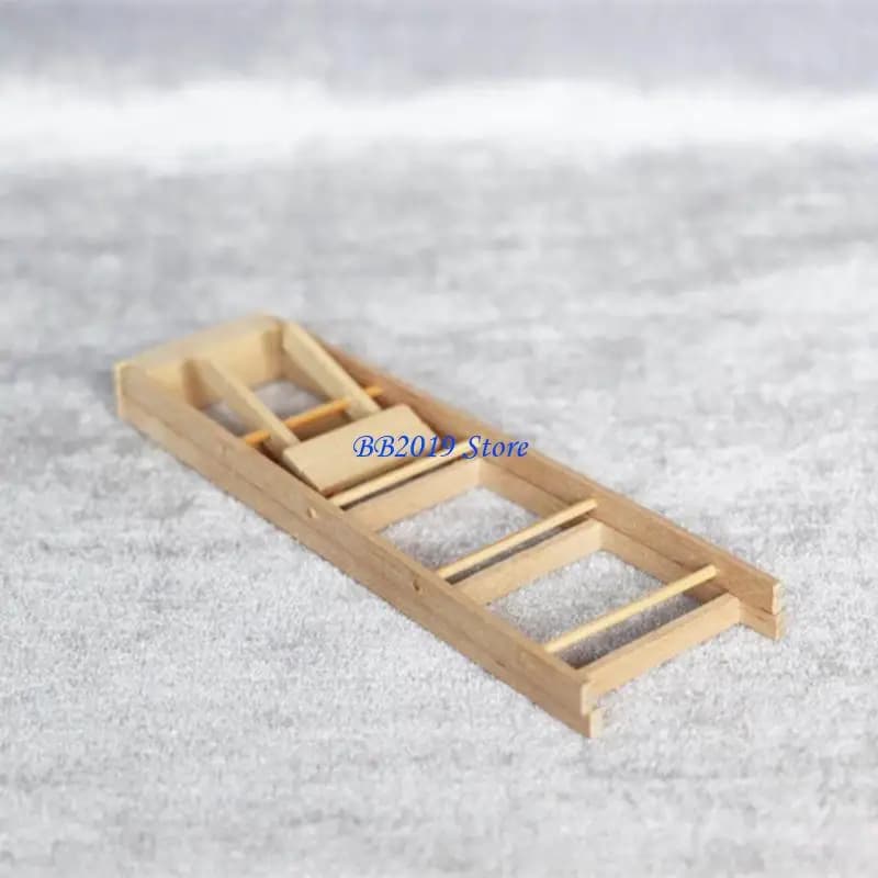 Q0KB – escabeau en bois pour maisons poupées, meubles d'exposition scène Miniature