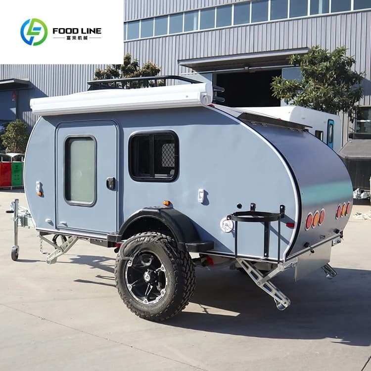 Mini caravane de voyage en forme de larme, camping-car, petite caravane, camping-car tout-terrain, m