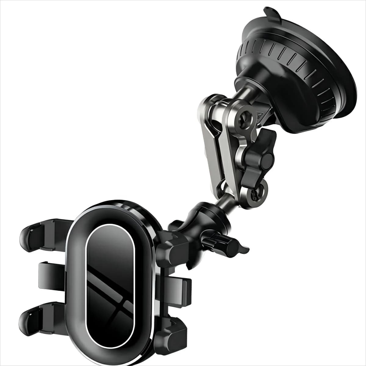 Support vidéo pour voiture - 360 ° Bras rotatif, forte aspiration pour pare-brise/tableau de bord,