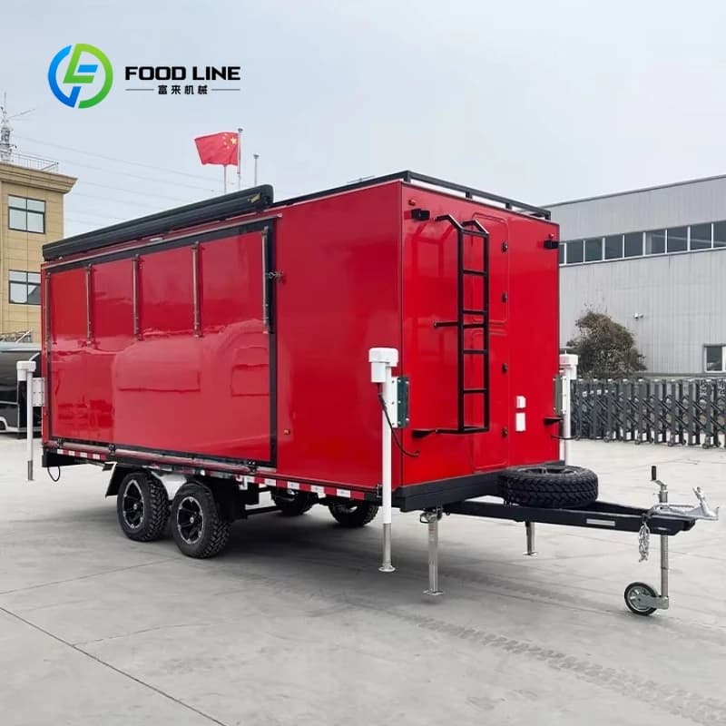 Bureau mobile préfabriqué sur mesure de haute qualité sur roues pour chantier extérieur et travaux s