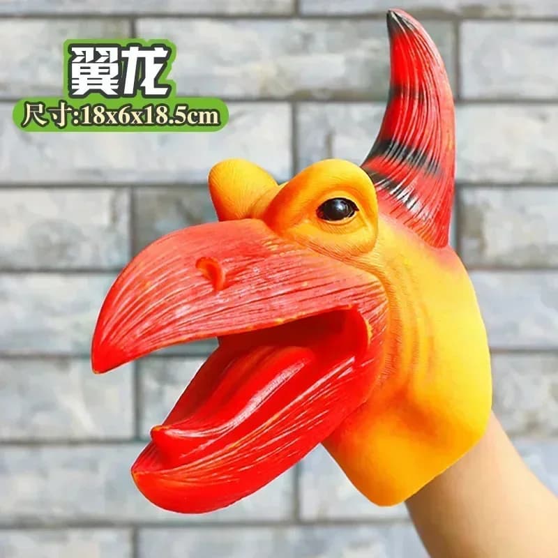 Marionnettes à main tête de dinosaure modèle jouets t-rex Dino Jurass requin tigre parc poupées dino