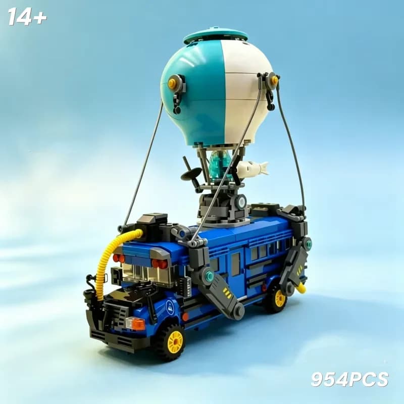 En stock – Série de jeux classiques – Ensemble de blocs de construction Bus de combat 954 pièces – V