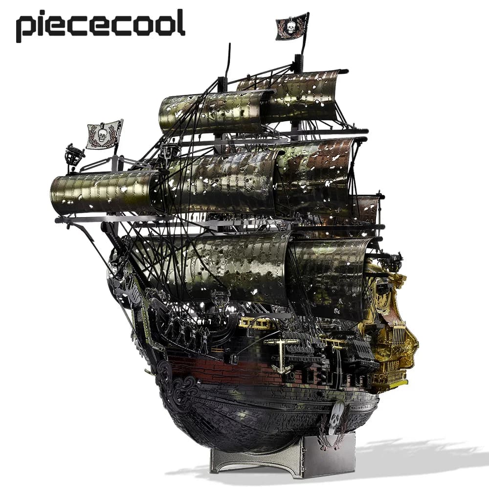 Piececool Puzzle 3D en métal la vengeance de la reine Anne, bateau Pirate, modèle de bricolage pour