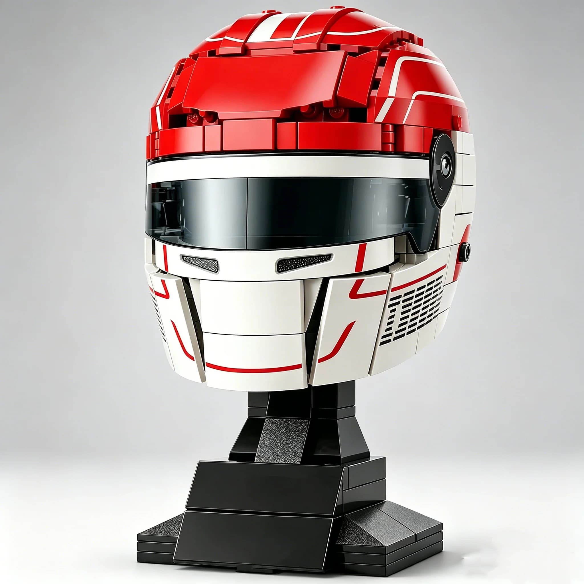 Nouveauté 2026 En stock : Casque Charles Leclerc – Modèle de construction à assembler – Jouets pour