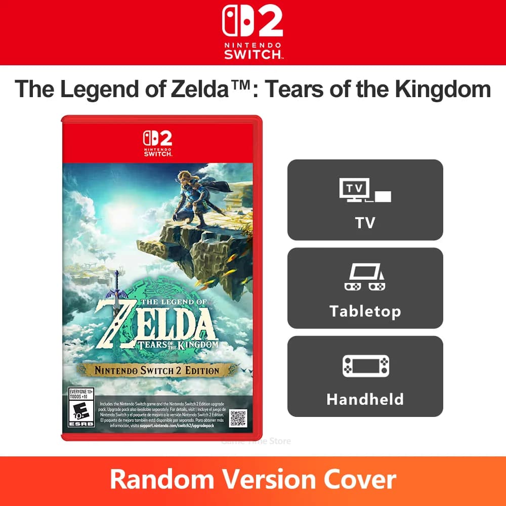 Zelda Tears of the Kingdom Nintendo Switch 2 Juegos jeux offres Nintendo jeu physique carte jeu d'ac
