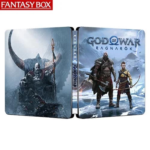 God of War Ragnarok Grand Edition Steelbook ONi Fantasy Box (disque de jeu non inclus)