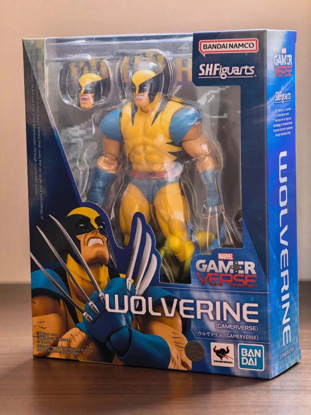 BANDAI S.H.Figuarts Marvel X-Men Wolverine Gamerverse figurine officielle 15 cm version japonaise en