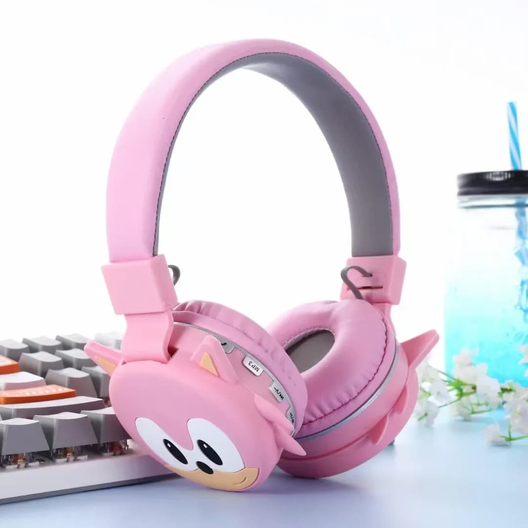 Nouveaux écouteurs sans fil Bluetooth pour enfants Sonic, mignons, de style dessin animé, avec perso