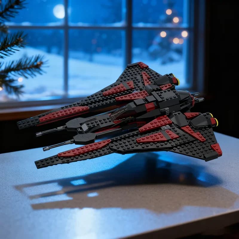 381 pièces MOC Mandalorian Fighter Maul Star Battle Model Building blocks Assemble DIY creative idea