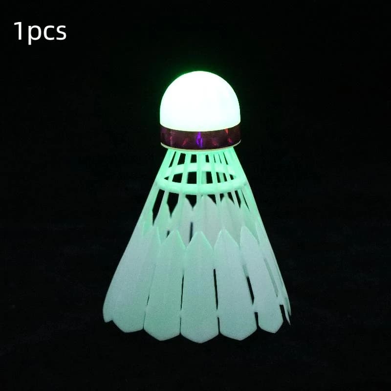 Balle de badminton lumineuse prête à l'extérieur ; Coupe-vent avec un matériau en nylon durable ; Éc