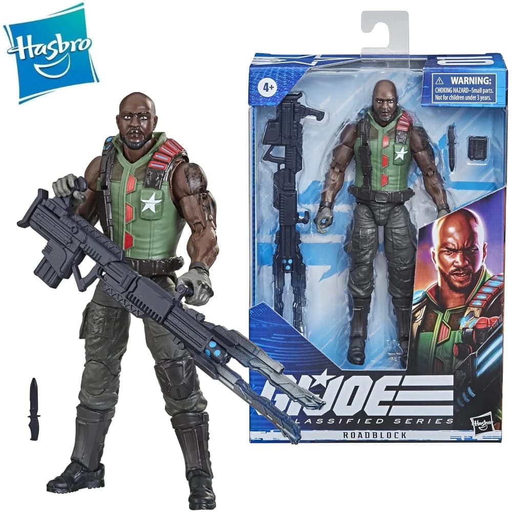 G.I. Modèle de figurine d'action Roadblock, Collection de jouets, Cadeau de passe-temps, Série class