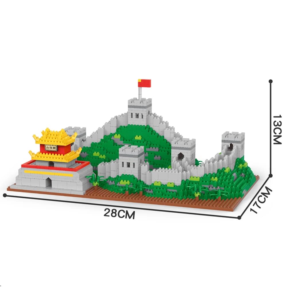 Ensemble de jouets de blocs de Construction Great Wall, 10000 pièces, Kit de Construction stimulant