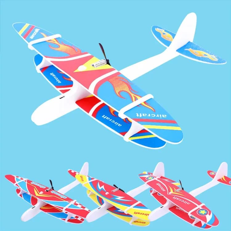 Mousse d'Aviation Durable Lancée à la Main, Chargement USB, Avion, Vente Directe du Fabricant, Puzzl