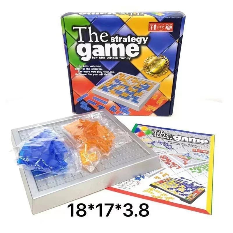 Puzzle intellectuel pour enfants, tableau de stratégie, jouets dos, jeu de carrés colorés, fête de f