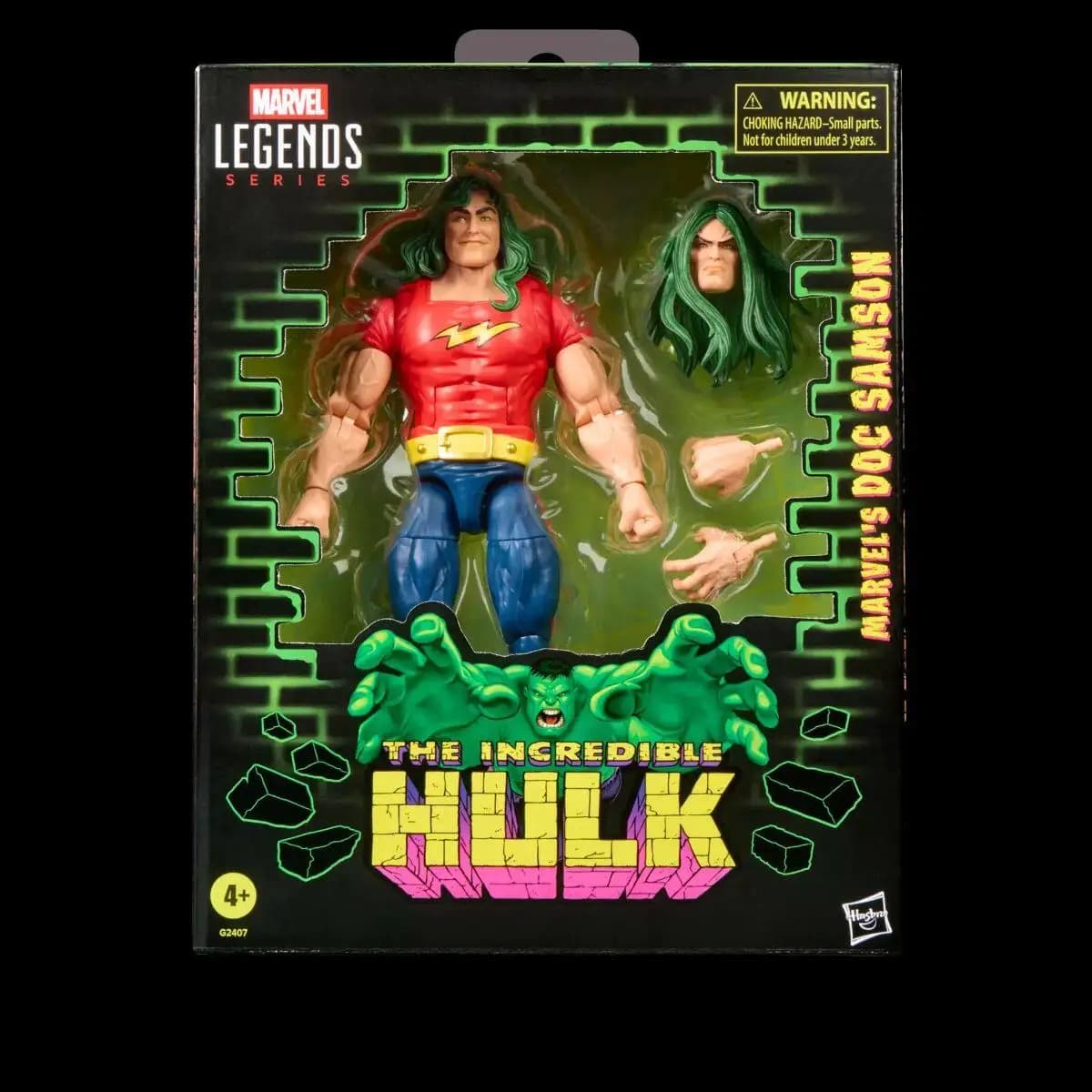 Précommande de la figurine d'action Hasbro Marvel Legends de 6 pouces, Doc Samson (Green Hulk), envi