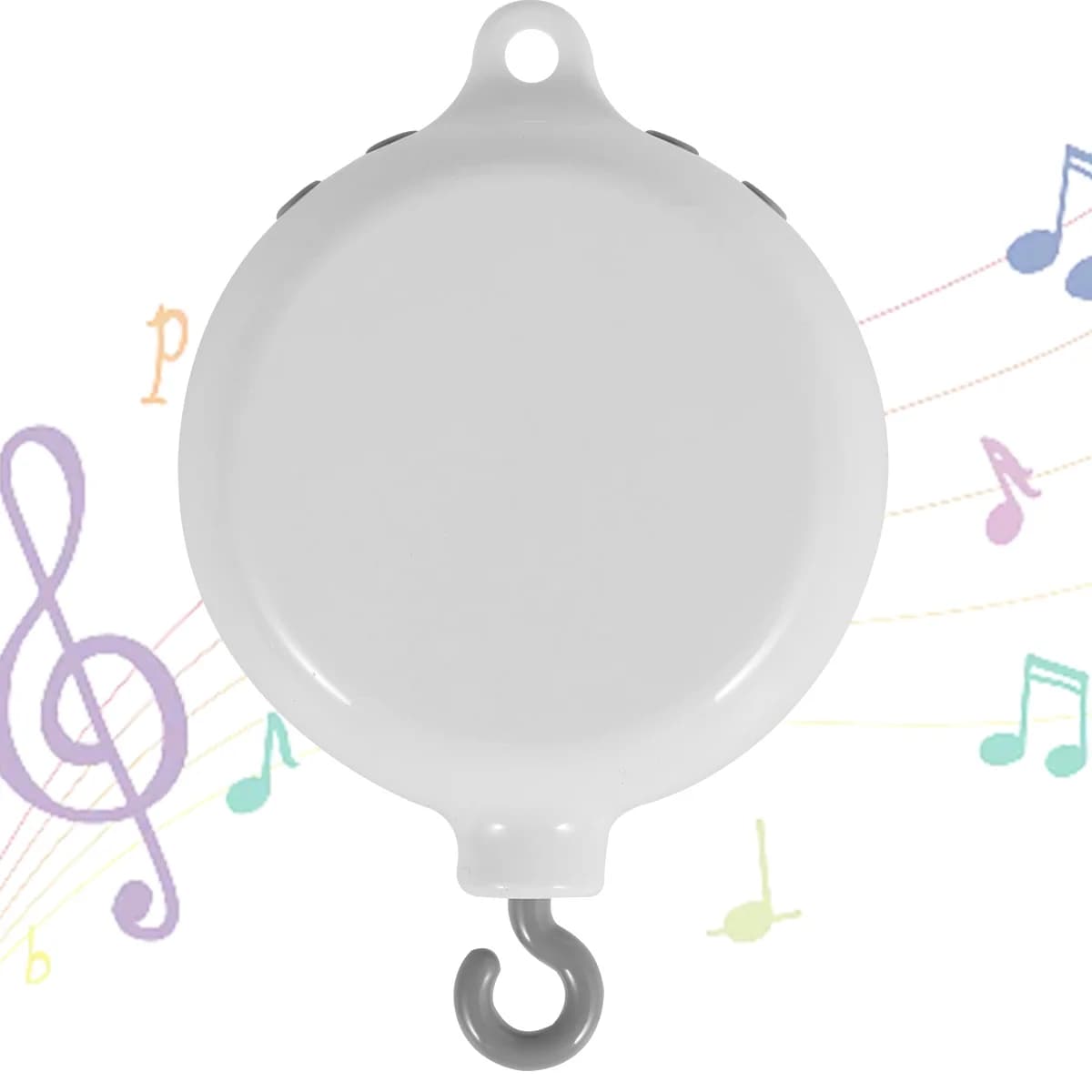Boîte à musique rotative ABS pour bébé de 0 à 12 mois, hochet suspendu, cloche de lit, 3 Modes, joue