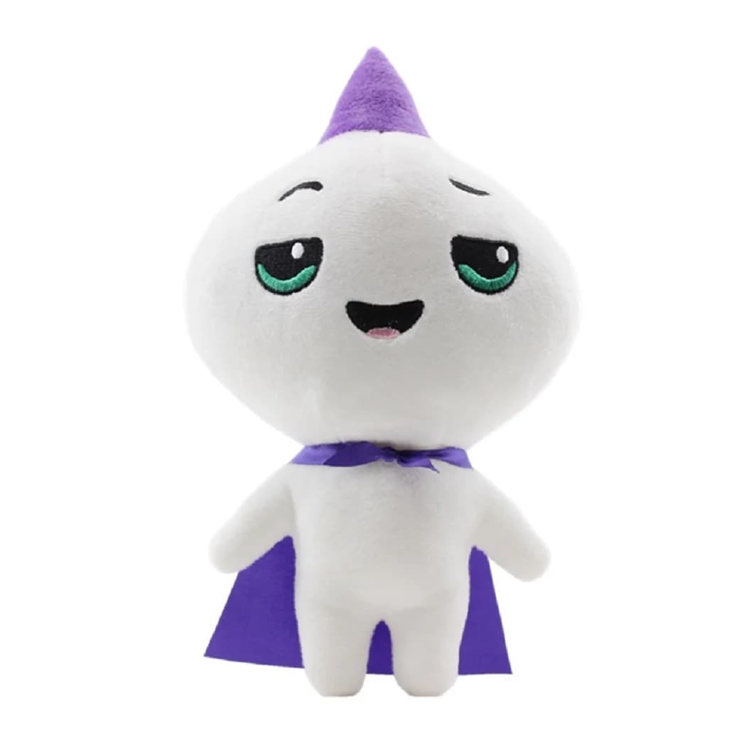 Chaud 30 cm Anime vrai et le royaume arc-en-ciel chat Bartleby en peluche véritable arc-en-ciel roi