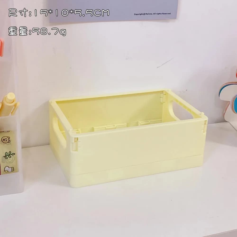 Panier à jouets pliable de bureau, boîte de rangement pour jouets divers, boîte de collation, panier