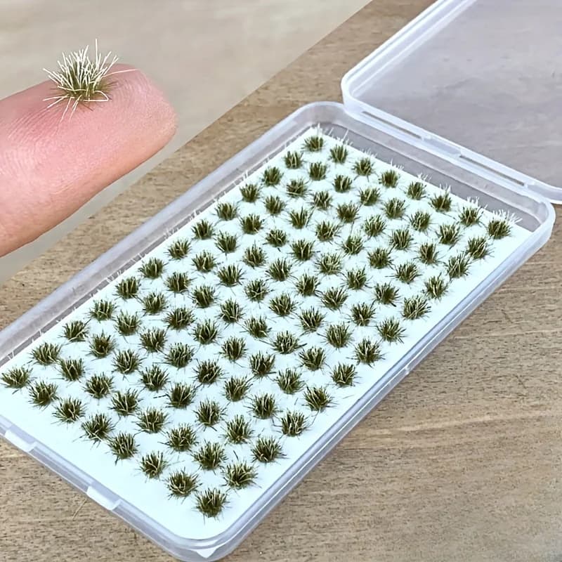 104 pièces/paquet touffe d'herbe statique, modèle touffes d'herbe Kit de modèle de Terrain modèle de