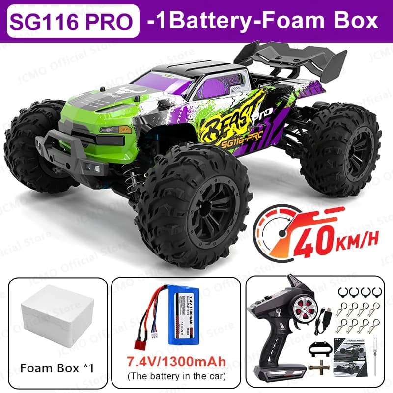 SG116MAX 80 KM/H voiture RC haute vitesse sans brosse 4WD tout-terrain dérive voiture télécommandée