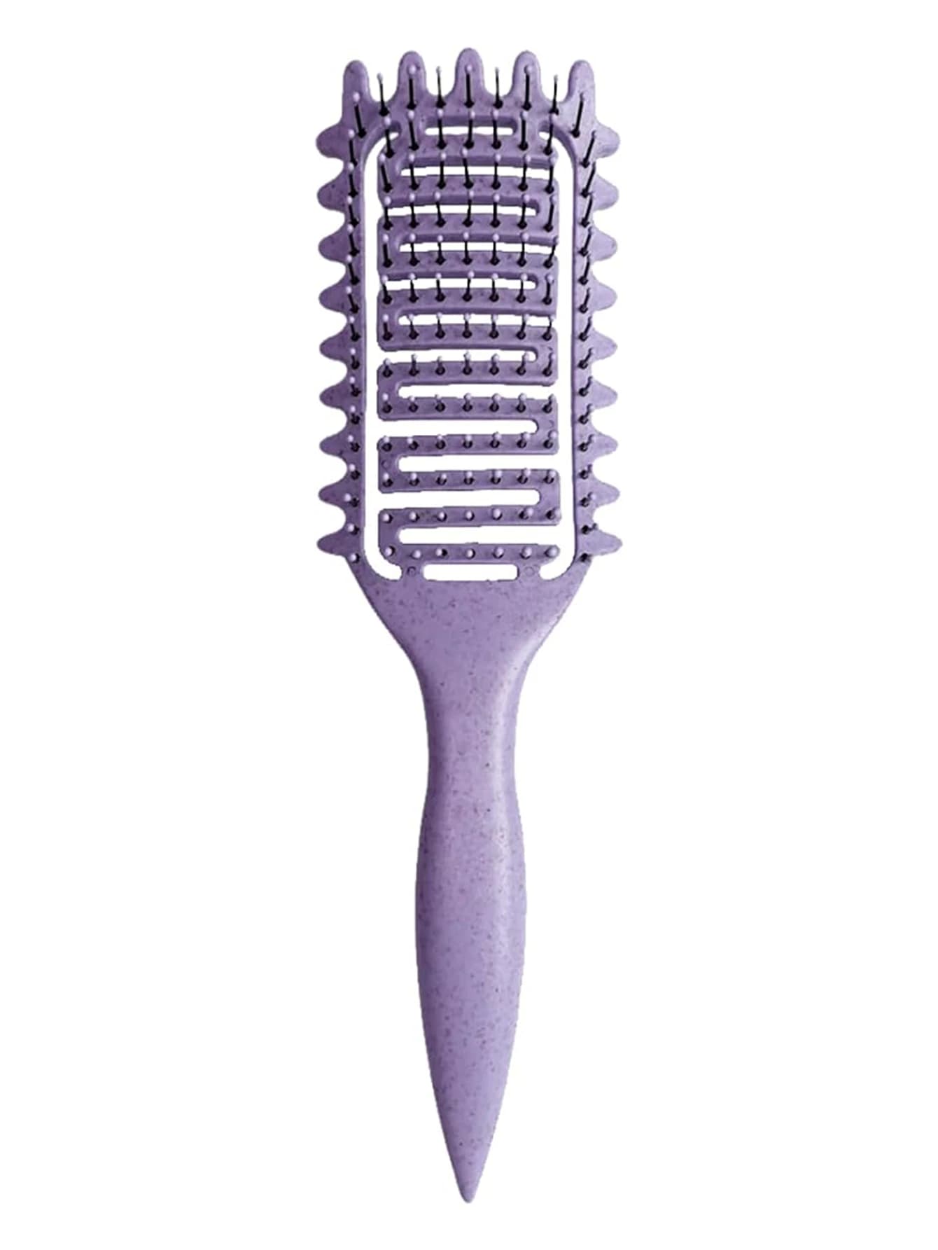 Brosse de coiffure 3 en 1 pour boucles, brosse à cheveux démêlante ajourée, peigne à cheveux emmêlé,