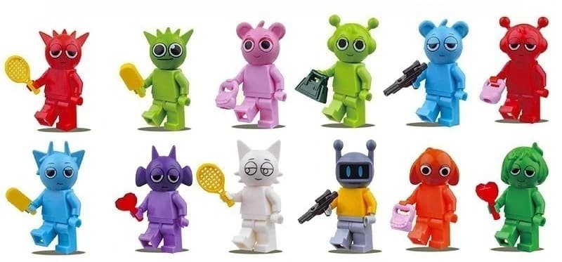 Briques compatibles, mini blocs de construction, figurine à assembler, modèle de jouet à monter