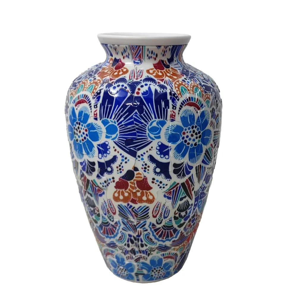 Vase puzzle 3D créatif en plastique courbé, étanche, artistique, pour arrangement floral DIY