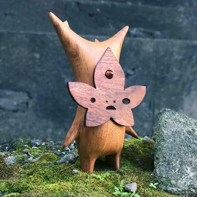 Statue de Korok en résine artisanale pour la famille, cadeau pour les amateurs de jeux, accessoires