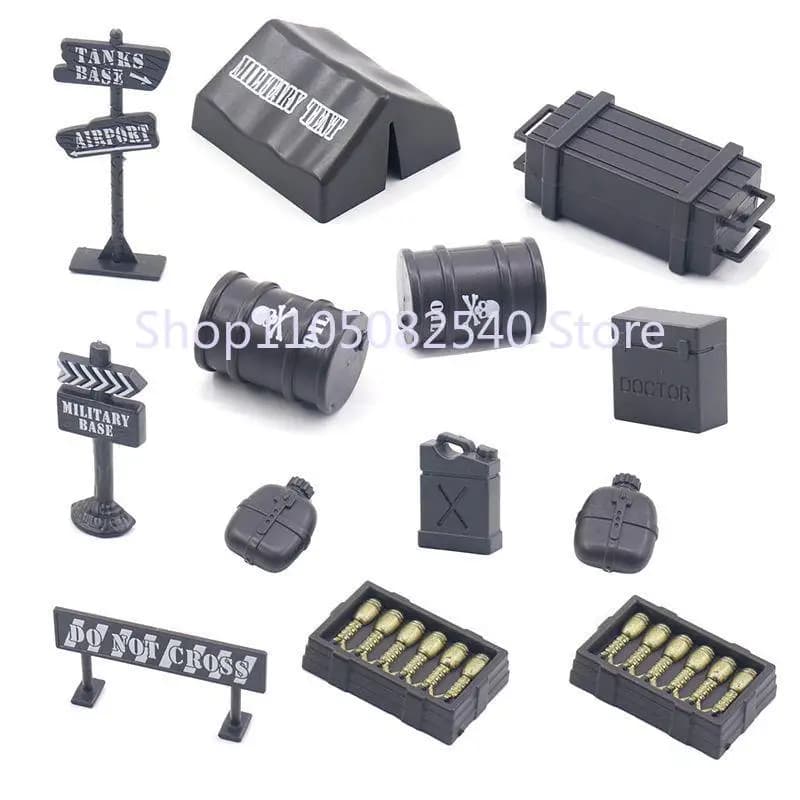 Figurines de Soldats Militaires de la Neige, Blocs de Construction, Jeu, Agent Vylon, SWAT, Armes de