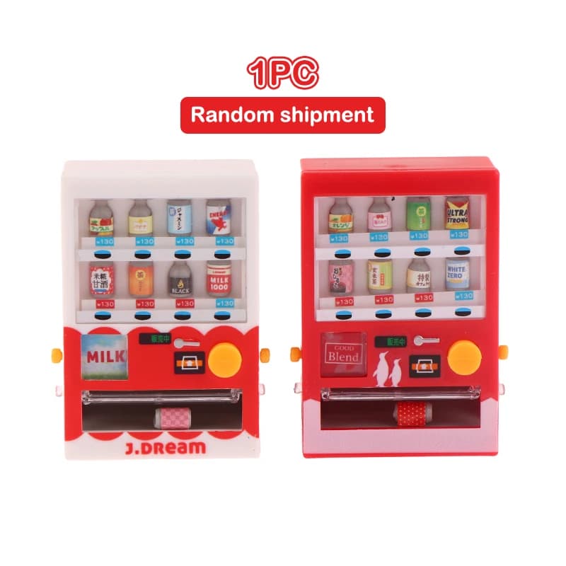 Maison de poupée jouets miniatures Mini distributeur automatique de boissons Mini distributeur autom